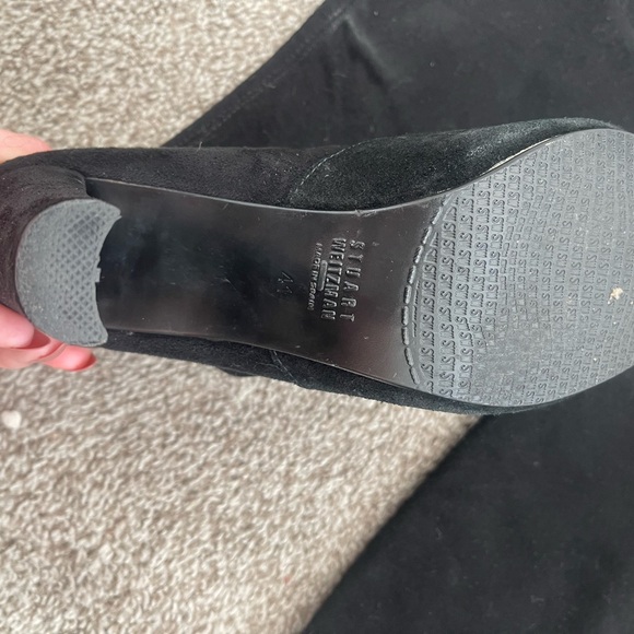 Suede thigh high boots size 10 - Picture 4 of 5